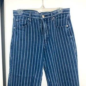 American Eagle Striped Jeans, Flare, (4)